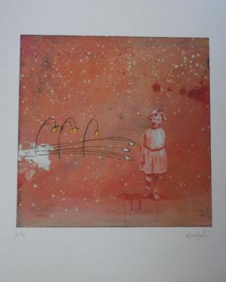 LUCA GIOVAGNOLI Serigrafia Materica