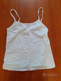 Canottiera bianca bambina – taglia 4 (By EMME)