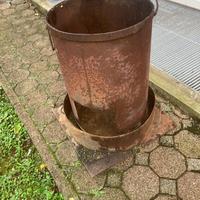 Padella e cilindro per caldarroste