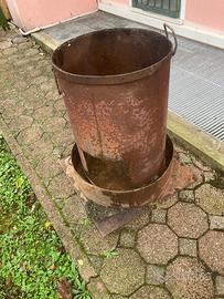 Padella e cilindro per caldarroste