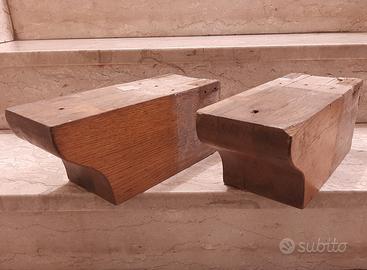 Decoro per camino in legno