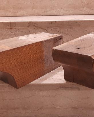 Decoro per camino in legno