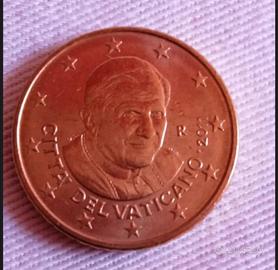 moneta del papa Ratzinger del 2011