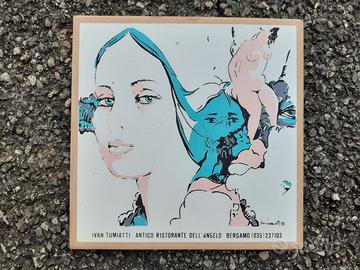 Vecchie piastrelle artistiche Tumiatti Bergamo