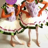 tutù danza bambina vestito Elegante nuovo 