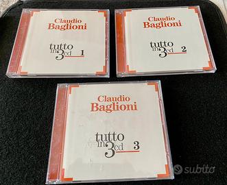 Cd Claudio Baglioni tutto in tre cd
