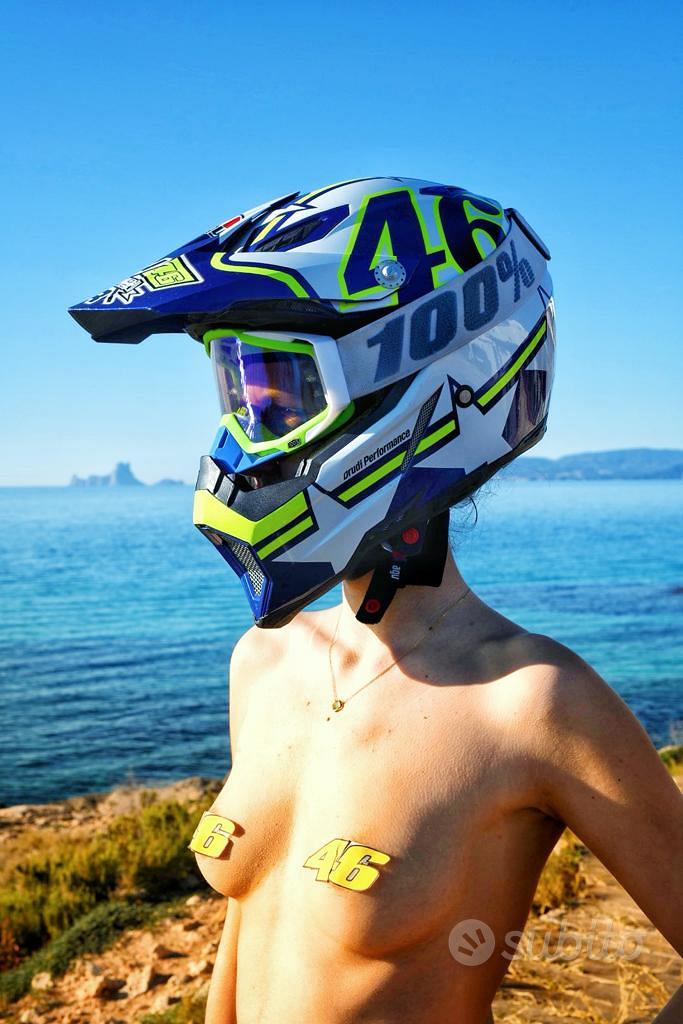 Casco valentino rossi cross sale