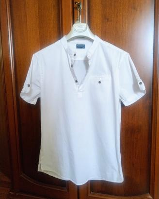 Camicia collo alla coreana ragazzo 16 anni