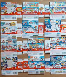 N.12 scatole incarti 3 PACK ovetti kinder vuote