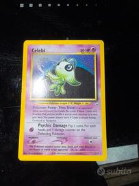 Celebi holo carta pokemon
