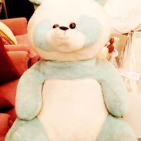 Peluche Grande Bianco Verde Orsetto TEDDY BEAR