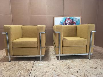 ALIVAR coppia di LC2 in cotone Senape