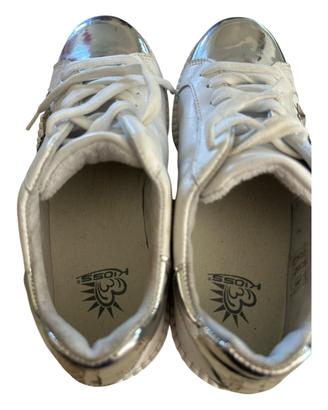 Sneakers kioss 38 bianco argento