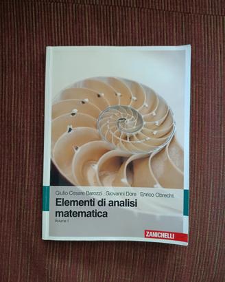Elementi di Analisi Matematica #BarozziDoreObrecht