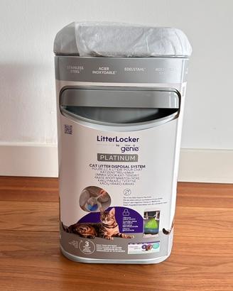 Locker by Litter Genie® Platinum Cat Litter Bin