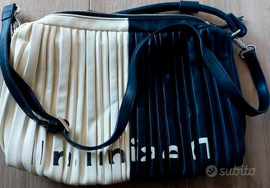 Borsa Desigual bicolore bianca e nera