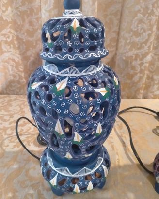 lampada da tavolo in ceramica 