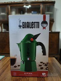 Moka Bialetti Alpina originale – Nuova con scatola