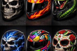Aerografia casco moto personalizzato