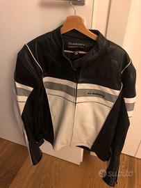 giacca da moto in pelle giudici