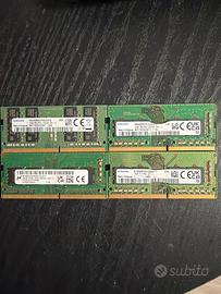 16gb ram ddr4 3200 samsung pc4 sodimm micron