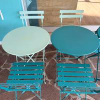 Tavoli con sedie tondi 50x50