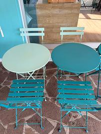 Tavoli con sedie tondi 50x50