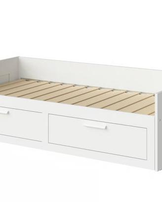 Letto singolo Ikea con materasso in lattice