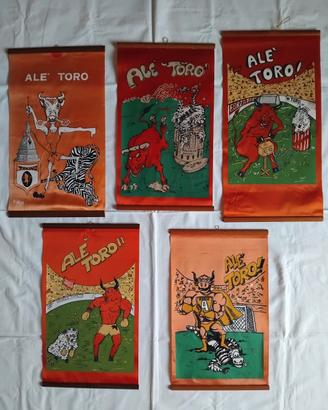 5 Gagliardetti Torino Calcio Anti Juve