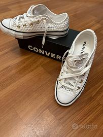 Converse bianche cheap 36.5