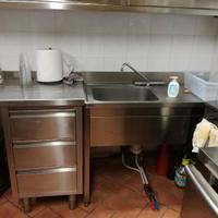 Lavello inox 1 vasca