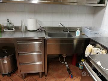 Lavello inox 1 vasca
