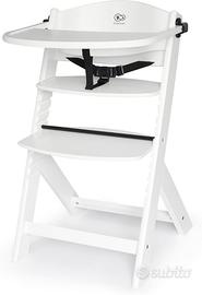Seggiolone Kinderkraft Enock Legno Bianco Evolutiv