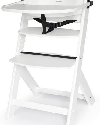 Seggiolone Kinderkraft Enock Legno Bianco Evolutiv