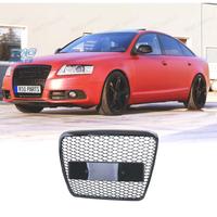 GRIGLIA AUDI A6 C6 4F 08-11 LOOK RS NERO LUCIDO