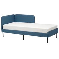 Letto singolo con testiera angolare