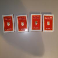 4x mazzi carte siciliane