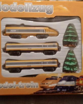 Trenino TGV di plastica con batteria 1x 1,5V AA