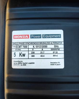 Generatore Honda 