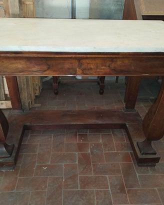 CONSOLLE CON PIANO IN MARMO