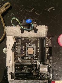 Asrock B250M Pro4+intel core i5 7400+ram ddr4 8 gb