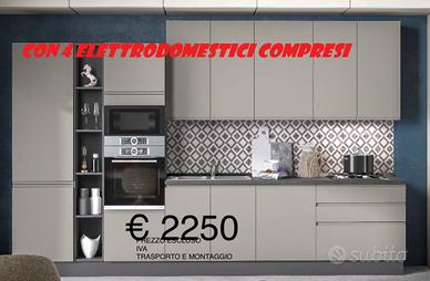 Cucina moderna L.390 cm Pronta consegna