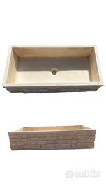 Lavandino lavabo lavello in cemento per esterno