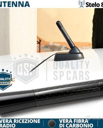 Antenna corta 8 cm per HONDA in FIBRA DI CARBONIO