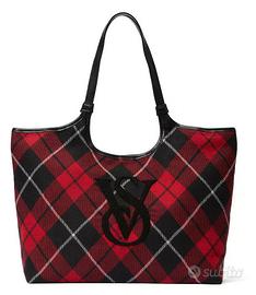 VICTORIA'S SECRET Borsa Spalla TARTAN Scozzese