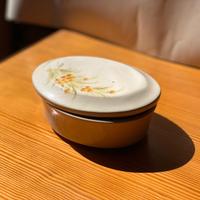 scatola in ceramica ovale