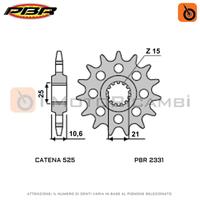 pignone moto 15 denti