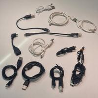 12 cavi USB-A → Micro USB, vari modelli