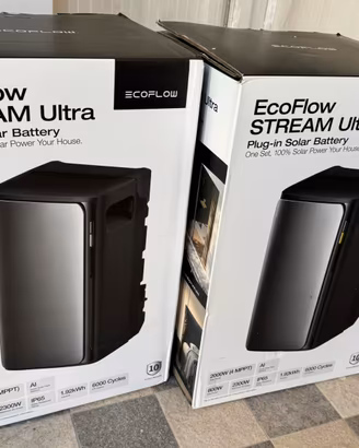 2 EcoFlow Stream Ultra 800W 3,84 KW Plug&Play