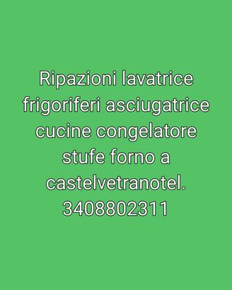 RIPARAZIONI ELETTRODOMESTICI 